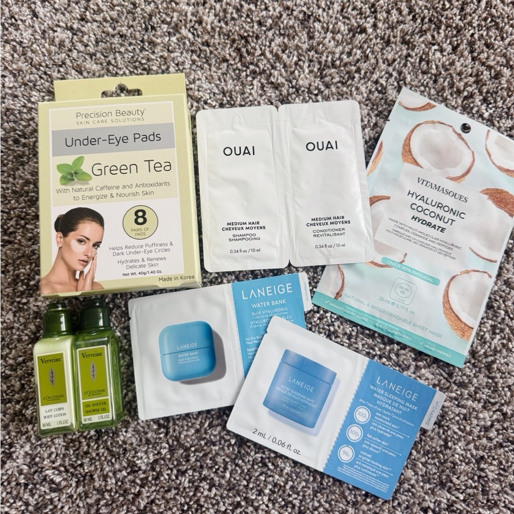 Skincare Bundle + Laneige, Ouai, Loccitane and More